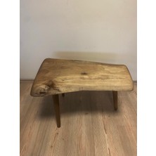 Kastawoods 2180005 Ceviz El Yapımı Kütük Orta Sehpa 68X41,5