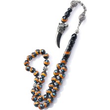 Gümüş Tasarım Işlemeli Kuka Ağacı Tesbih