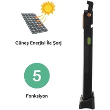 Sylar 5 Fonksiyonlu Güneş Enerjisi Ile Şarj Olabilen 48 Ledli Işıldak,aydınlatma PR-3838