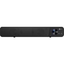 Lecoo DS111 Kablolu (USB + 3.5mm Jack Girişli) 6W Soundbar Taşınabilir Stereo Hoparlör Siyah