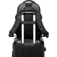 Lecoo BG02 17 inç Laptop Bölmeli Çok Fonksiyonlu 3 Katmanlı Suya Dayanıklı Sırt Çantası