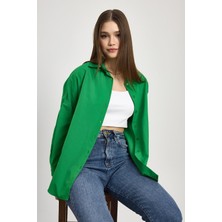 Rays 6621A Arkası Robalı Gömlek Benetton Yeşili