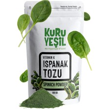 Kuru Yeşil - Ispanak Tozu - Sebze Tozu - Yerli - Ispanak Toz - 100 Gr