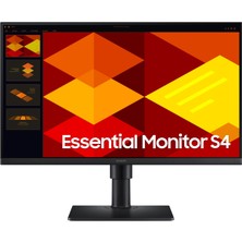 Samsung 24" Essential S4 LS24D400GAUXUF 5 Ms 100 Hz Fhd IPS Monitör