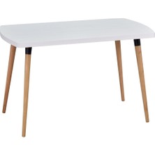 Vilinze Argos Sabit Mdf Naturel Mutfak Masası - 70 x 120  cm