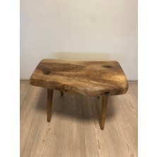 Kastawoods 2180007 Ceviz El Yapımı Kütük Orta Sehpa 68X42
