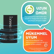 Deji iPhone 15 Pro Max Mucize Batarya Deji 4770MAH - Yüksek Kapasite