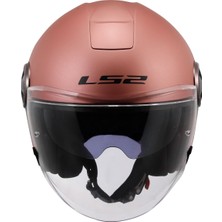 Ls2 Classy Mat Gold Pembe  Yarım Kask