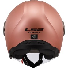 Ls2 Classy Mat Gold Pembe  Yarım Kask