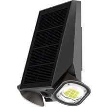 Dlc Solar Hareket Sensörlü 2'li LED Aplik Siyah 800 Lümen