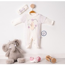 Annora Baby Kalp Içinde Tavşan Kız Bebek Tulumu