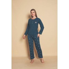 Yüksek Kalite Bambu Interlok Kadın Pijama Takımı P5046