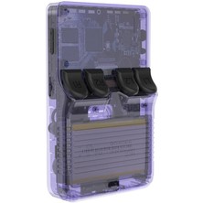 Konsol Plus R36S Retro El Oyun Konsolu 3,5 Inç IPS Ekran 15 000 Oyun 64 GB Mor