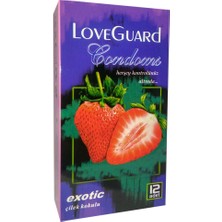 Loveguard Exotic ( Çilek Kokulu) Prezervatif