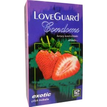 Loveguard Exotic ( Çilek Kokulu) Prezervatif