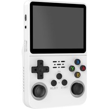 Konsol Plus R36S Retro El Oyun Konsolu 3,5 Inç IPS Ekran 15 000 Oyun 64 GB Beyaz