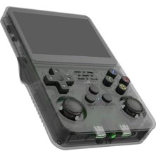 Konsol Plus R36S Retro El Oyun Konsolu 3,5 Inç IPS Ekran 15 000 Oyun 64 GB Siyah