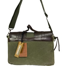 Kanvas Su Geçirmez Unisex Disayn Okul Gezi Iş Outdoor Postacı Çantası 35 cm x 24 cm