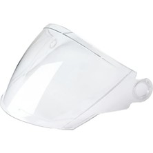 Motosiklet Kaskı Parlak Beyaz Motor Kask Yarım Açık Kask Geniş Açı Abs Kabuk Malzeme Motor Kask L-Xl