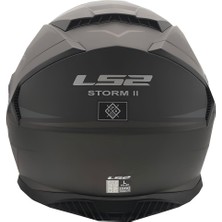 Ls2 Storm 2 Fıst Mat Siyah Kapalı Kask