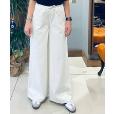 Arzu Özel Moda Atölyesi Beli Lastikli ve Bağcıklı Pantolon.