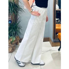 Arzu Özel Moda Atölyesi Beli Lastikli ve Bağcıklı Pantolon.