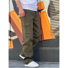 Elit Wear Erkek Baggy Kalıp Yan ve Arka Cepli Bol Pantolon