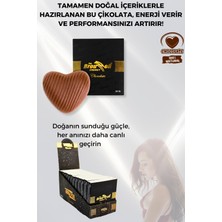 The Brouzzer Energy 24 gr Erkekler Için Çikolata - Ginseng Özlü, Yüksek Kakao Içeriği, Performans Destekleyici