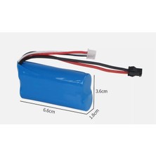 7.4V 1500 Mah 18650 Li-On Oyuncak Bataryası ve USB Şarj