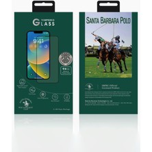 Santa Barbara Polo & Racquet Club Apple iPhone 15 Pro Uyumlu Premium 3D Kavisli Cam Ekran Koruyucu