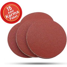 Alastor 15 Adet Cırt Zımpara Spiral Avuç Içi Taşlama 115 mm Harman Paket