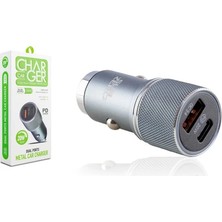 Subzero CR90 20W 3.4A Hızlı Pd+Usb Çıkışlı Araç Şarj Başlığı