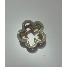 Makmery Accessory Çicek Model Kemik Mandal Toka Orta Boy