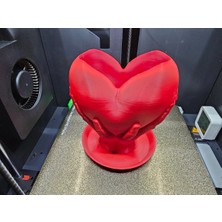 3d İlara Eşsiz Kalp Tasarımlı Vazo