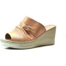 Beety 23BY20.137  Taba Dolgu Topuklu Kadın Terlik