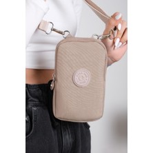 Baginn Klinkır Kumaş Mini Çapraz Askılı Kadın Cep Telefonu Çantası Mini Cüzdan Çanta 20*10 cm Su Itici