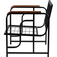 Serdem 2+1+1+Sehpa Bahçe Balkon Mobilya Takımı Antrasit