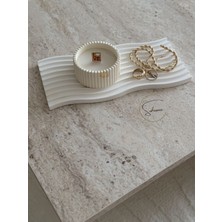 So Home 2'li Set (Dalgalı Tepsi, Kavanoz Mum)