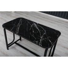 Serdem Dizayn Serdem 2+1+1+Sehpa Bahçe Balkon Mobilya Takımı Antrasit Kazayağı