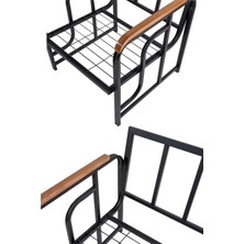 Serdem Dizayn Serdem 3+1+1+ Bahçe Balkon Mobilya Takımı Bej