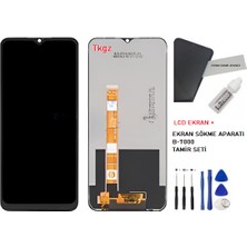 Tkgz Oppo Realme 6i Uyumlu LCD Ekran Dokunmatik Servis i + B-7000 + Tamir Seti