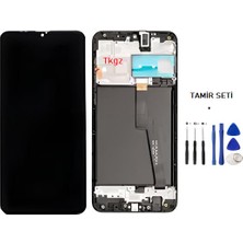 Tkgz Samsung Galaxy A10 - SM-A105 Uyumlu Lcd Ekran Dokunmatik SERVİS i ÇITALI + TAMİR SETİ