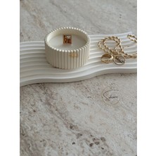 So Home 2'li Set (Dalgalı Tepsi, Kavanoz Mum)