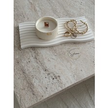 So Home 2'li Set (Dalgalı Tepsi, Kavanoz Mum)