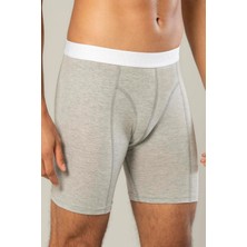 Fily Iç Giyim Erdem Pamuk Elastan Erkek Diz Üsttü Uzun Boxer (3 Adet)