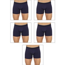 5'li Paket Erkek Modal Pamuklu Esnek Yumuşak Boxer Şort