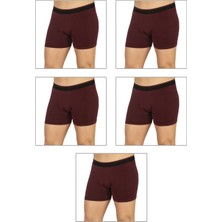 5'li Paket Erkek Modal Pamuklu Esnek Yumuşak Boxer Şort