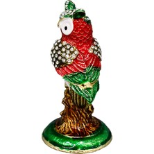 Taru Pasaj Kristal Taşlı Metal Baykuş Dekoratif Aksesuar - Şık ve Zarif Dekorasyon Ürünü