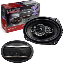PLX-20676 Oto Hoparlör Oval 6x9 Inç 1000 Watt Kapaklı 2 Adet