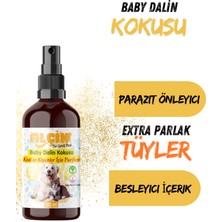 Alçin Kedi ve Köpek Parfümü Parazit Karşıtı Içerikli Baby Dalin Kokulu 100 ml. Cam Şişe